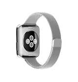 Apple Watch 38mm | Apple Watch (38/40/SE/41mm) - L'Empiri™ Milanese Thin Loop - Sølv - DELUXECOVERS.DK