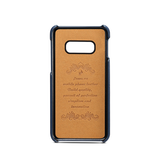 Samsung Galaxy S10e | Samsung Galaxy S10e - NX Design Læder Bagcover - Blå - DELUXECOVERS.DK