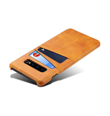 Samsung Galaxy S10+ | Samsung Galaxy S10+ (Plus) - NX Design Læder Bagcover - Lysebrun - DELUXECOVERS.DK