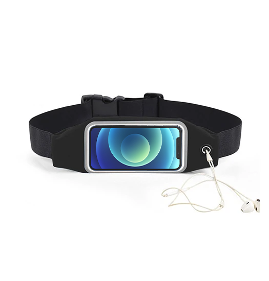 iPhone Løbeudstyr | iPhone 12 Pro Max - Fit4Run™ Sports Løbebælte / Mavebælte - DELUXECOVERS.DK