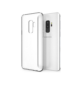 Samsung Galaxy S9+ | Samsung Galaxy S9+ (Plus) - Ultra Silikone Cover - Gennemsigtig - DELUXECOVERS.DK