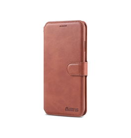 iPhone XS Max | iPhone XS Max - AZNS™ Diary Læder Etui / Taske M. Pung - Brun - DELUXECOVERS.DK