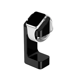Apple Watch Tilbehør | Apple Watch - Oplader Stander / Dock - Sort - DELUXECOVERS.DK