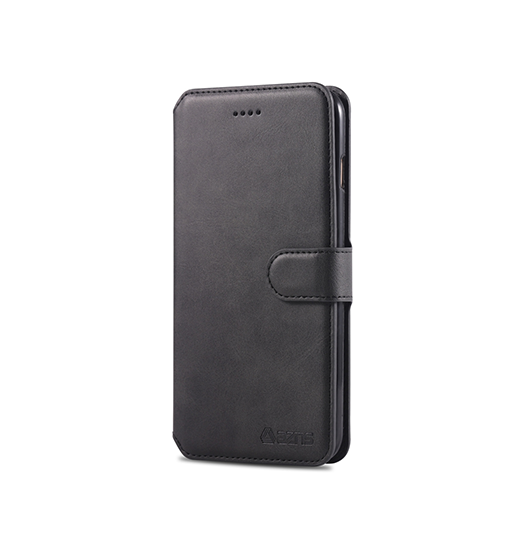 iPhone 7/8 Plus - AZNS™ Diary Læder Etui / Taske M. - Sort – DELUXECOVERS.DK