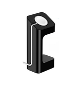 Apple Watch Tilbehør | Apple Watch - Oplader Stander / Dock - Sort - DELUXECOVERS.DK