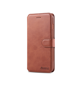 iPhone 6 Plus / 6s Plus | iPhone 6/6s Plus - AZNS™ Diary Læder Etui / Taske M. Pung - Brun - DELUXECOVERS.DK