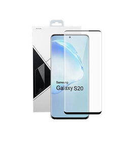 Samsung Beskyttelseglas | Samsung Galaxy S20 - PRO+ 3D Curved Hærdet Beskyttelsesglas - DELUXECOVERS.DK