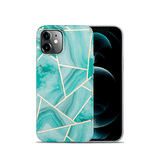 iPhone 12 | iPhone 12 - DELUXE™ Marble  Silikone Cover - Bayside - DELUXECOVERS.DK