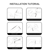 Apple Watch Tilbehør | Apple Watch - 316L 2.0 Stål Adapter Stifter | 2 Stk. - Sort - DELUXECOVERS.DK