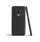Samsung Galaxy S9+ | Samsung Galaxy S9+ (Plus) - Ultratynd Matte Series Cover V.2.0 - Sort/Gennemsigtig - DELUXECOVERS.DK