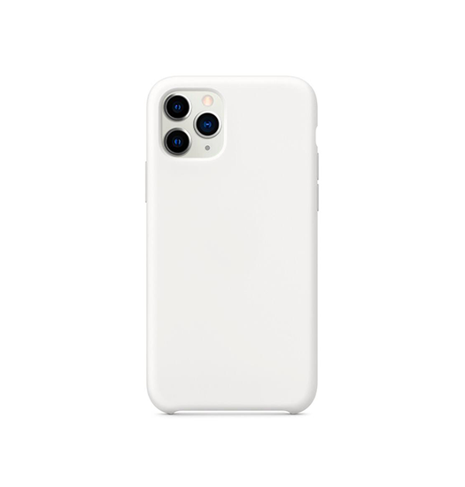 iPhone 11 Pro Max | iPhone 11 Pro Max - Deluxe™ Soft Touch Silikone Cover - Hvid/Gennemsigtig - DELUXECOVERS.DK