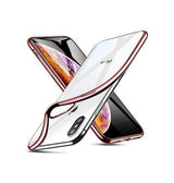 iPhone XS Max | iPhone XS Max - Deluxe™ Frame Silikone Cover - RoseGuld - DELUXECOVERS.DK