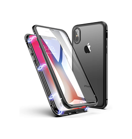 iPhone XS Max | iPhone Xs Max - MagGuard™ 360 Magnetisk Cover M. Hærdet glas - DELUXECOVERS.DK
