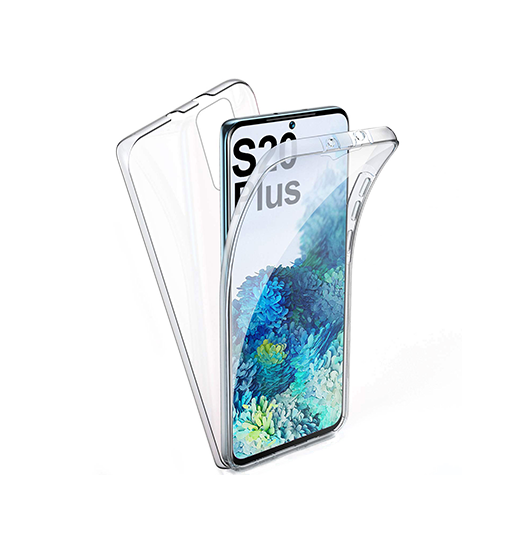 Samsung Galaxy S20+ | Samsung Galaxy S20+ (Plus) - Full Cover 360° Silikone Transparent - DELUXECOVERS.DK