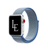Apple Watch 42mm | Apple Watch (42/44/SE/45/46/49mm) - L'Empiri™ Nylon Velcro Rem - Blå - DELUXECOVERS.DK