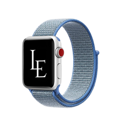 Apple Watch 42mm | Apple Watch (42/44/SE/45mm & Ultra) - L'Empiri™ Nylon Velcro Rem - Blå - DELUXECOVERS.DK