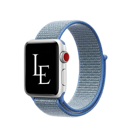 Apple Watch 42mm | Apple Watch (42/44/SE/45mm & Ultra) - L'Empiri™ Nylon Velcro Rem - Blå - DELUXECOVERS.DK