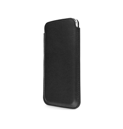 iPhone 14 Pro | iPhone 14 Pro - Infinity Push-Up Læder Sleeve V.2.0 - Sort - DELUXECOVERS.DK
