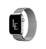 Apple Watch 42mm | Apple Watch (42/44/SE/45mm & Ultra) - L'Empiri™ Milanese Loop - Sølv - DELUXECOVERS.DK