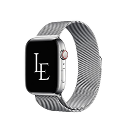 Apple Watch 42mm | Apple Watch (42/44/SE/45mm & Ultra) - L'Empiri™ Milanese Loop - Sølv - DELUXECOVERS.DK