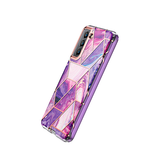 Samsung Galaxy S21 | Samsung S21 - UNIQ™ Marble Silikone Cover - LIlla - DELUXECOVERS.DK