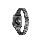 Apple Watch 42mm | Apple Watch (42/44/SE/45mm & Ultra) - Koh-i-Noor Dame Urlænke - Sort - DELUXECOVERS.DK