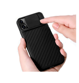 iPhone 12 Mini | iPhone 12 Mini - Valence™ Cam-Slide Håndværker Cover - Sort - DELUXECOVERS.DK