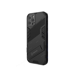 iPhone 11 Pro | iPhone 11 Pro - Eagle™ PRZ Stødsikkert Cover M. Kickstand - Sort - DELUXECOVERS.DK