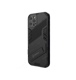 iPhone 11 Pro | iPhone 11 Pro - Eagle™ PRZ Stødsikkert Cover M. Kickstand - Sort - DELUXECOVERS.DK