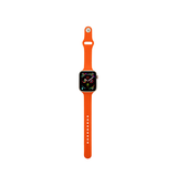 Apple Watch 38mm | Apple Watch (38/40/SE/41/42mm) - ICON™ Tynd Classic Silikone Rem - Orange - DELUXECOVERS.DK