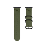 Apple Watch 42mm | Apple Watch (42/44/SE/45/46/49mm) - Nato Military Nylon Rem - Army Green - DELUXECOVERS.DK