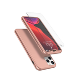 iPhone 11 Pro | iPhone 11 Pro - Deux™ 360° Fuld Cover M. Beskyttelsesglas - Rose - DELUXECOVERS.DK