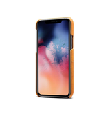 iPhone 11 Pro | iPhone 11 Pro - NX Design Læder Bagcover Pung Lysebrun - DELUXECOVERS.DK