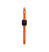 Apple Watch 42mm | Apple Watch (42/44/SE/45mm & Ultra) - ICON™ Tynd Classic Silikone Rem - Orange - DELUXECOVERS.DK