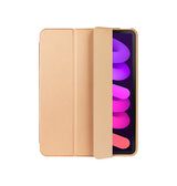 iPad Mini 6 | iPad Mini 6 - LUX™ Smart Trifold Silikone Cover  - Guld - DELUXECOVERS.DK