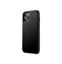 iPhone 14 Pro | iPhone 14 Pro - Deluxe™ Håndværker Cover M. Kortholder - Sort - DELUXECOVERS.DK