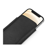 iPhone 12 Pro Max | iPhone 12 Pro Max - Infinity Push-Up Læder Sleeve V.2.0 - Sort - DELUXECOVERS.DK