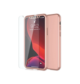iPhone 11 Pro | iPhone 11 Pro - Deux™ 360° Fuld Cover M. Beskyttelsesglas - Rose - DELUXECOVERS.DK