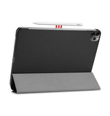 iPad Pro 12,9 (2021) | iPad Pro 12,9" (2022/2021) - NX Design™ Smart Trifold Læder Cover - Sort - DELUXECOVERS.DK