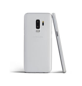 Samsung Galaxy S9+ | Samsung Galaxy S9+ (Plus) - Ultratynd Matte Series Cover V.2.0 - Hvid/Klar - DELUXECOVERS.DK
