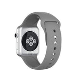 Apple Watch 38mm | Apple Watch (38/40/SE/41/42mm) - PRO+ Silikone Sportsrem - Concrete - DELUXECOVERS.DK