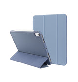 iPad Mini 6 | iPad Mini 6/7 (2021/2024) - LUX™ Smart Trifold Silikone Cover - Navy/Lilla - DELUXECOVERS.DK