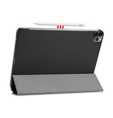 iPad Pro 11 (2020) | iPad Pro 11" (2020) - NX Design™ Smart Trifold Læder Cover - Sort - DELUXECOVERS.DK