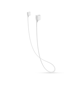 Airpods Pro 2 | AirPods Pro | Silikone Strop / Snor - 60cm - Hvid - DELUXECOVERS.DK