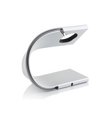 Apple Watch Tilbehør | Apple Watch - CNC Aluminium Dock / Oplader Stand - Sølv - DELUXECOVERS.DK