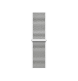 Apple Watch 42mm | Apple Watch (42/44/SE/45/46/49mm) - L'Empiri™ Nylon Velcro Rem - Sølv - DELUXECOVERS.DK