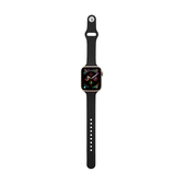 Apple Watch 42mm | Apple Watch (42/44/SE/45mm & Ultra) - ICON™ Tynd Classic Silikone Rem - Sort - DELUXECOVERS.DK