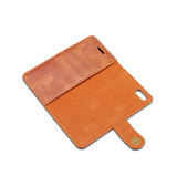 iPhone 6 / 6s | iPhone 6/6s - DG.MING™ Vintage 2-In-1 Læder Etui M. Cover - Brun - DELUXECOVERS.DK