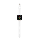 Apple Watch 42mm | Apple Watch (42/44/SE/45/46/49mm) - ICON™ Tynd Classic Silikone Rem - Hvid - DELUXECOVERS.DK