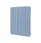 iPad Mini 6 | iPad Mini 6/7 (2021/2024) - LUX™ Smart Trifold Silikone Cover - Navy/Lilla - DELUXECOVERS.DK